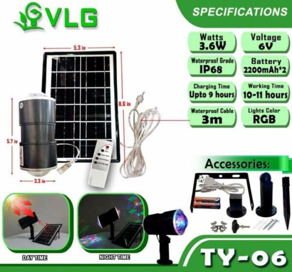 SOLAR LIGHTS MYTH IP68 TY-06