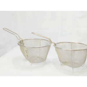 555 STAINLESS NODDLES LADDLE STRAINER NO-0038