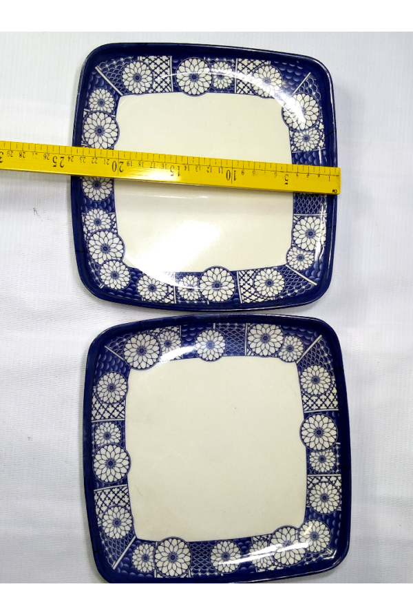 PLATE MELAMINE SQUARE BRAVO 24CM