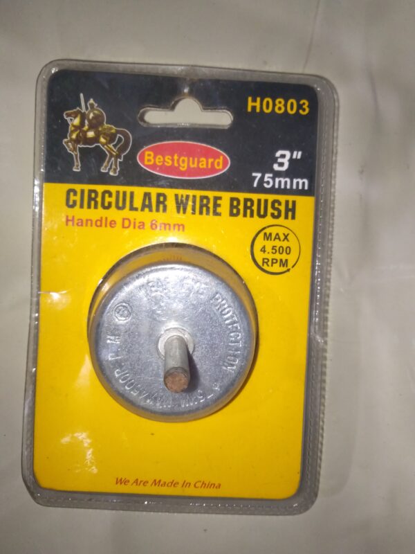 CIRCULAR WIRE BRUSH 375MM BESTGUARD