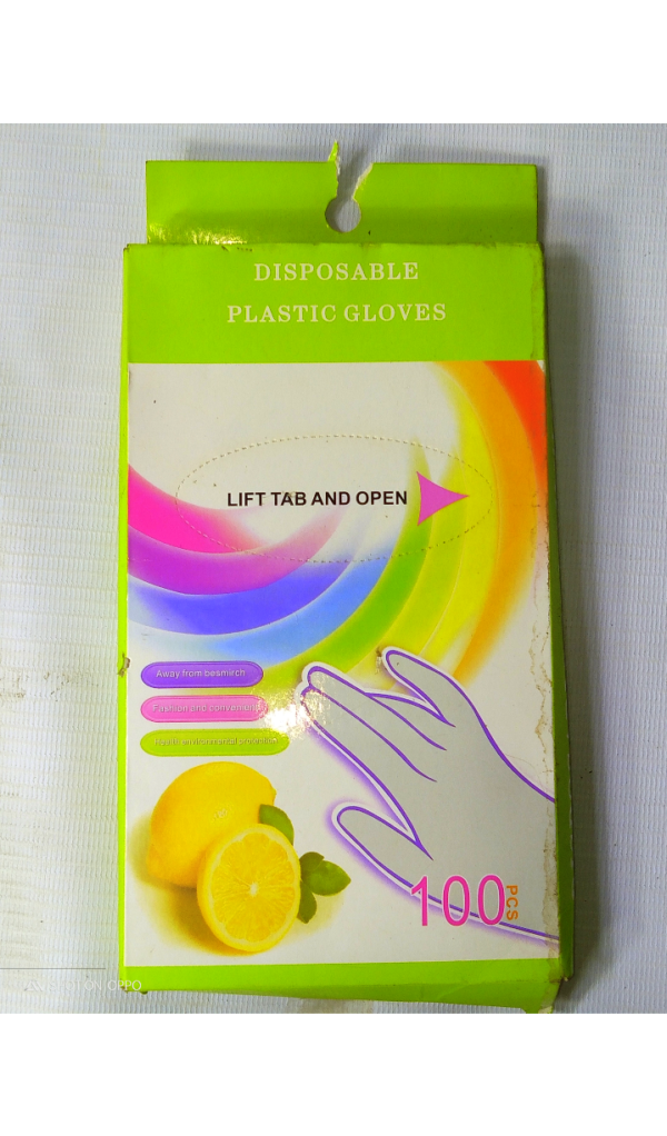 DISPOSABLE PLASTIC GLOVES 100PCS 30000
