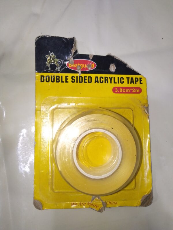 DOUBLE SIDED ACRYLIC TAPE 3X2M L08AT230