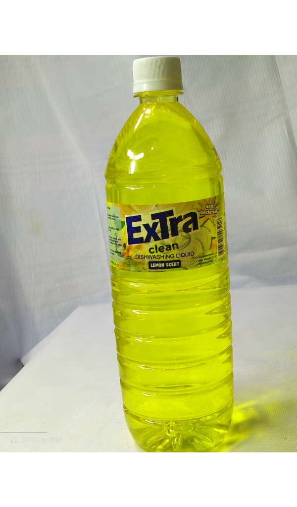 EXTRA CLEAN DISHWASHING LIQUID LEMON SCENT 1L 43918