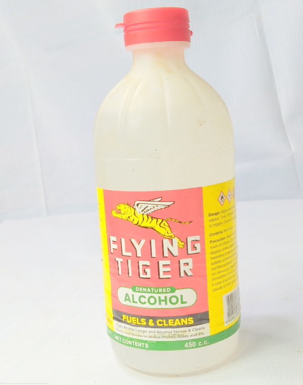 FLYING TIGER DENATURED ALCOHOL 450c.c