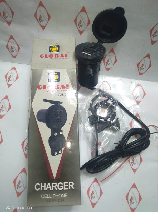 GLOBAL CHARGER CELLPHONE USB 5V 2-1A