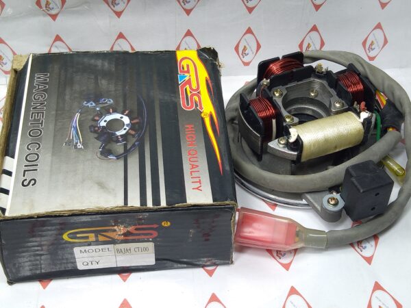 GRS MAGNETO COILS 6WIRES BAJAJ CT100