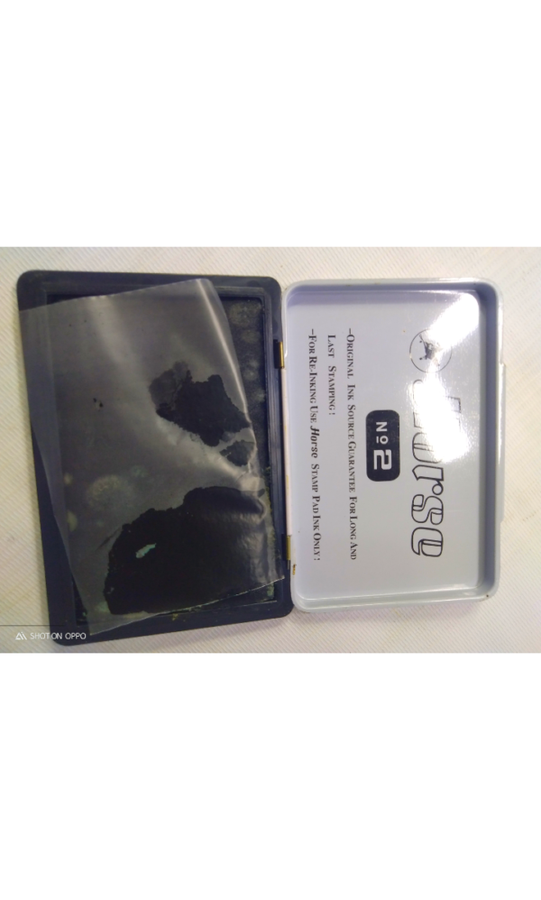 HORSE STAMPAD BLACK NO-2