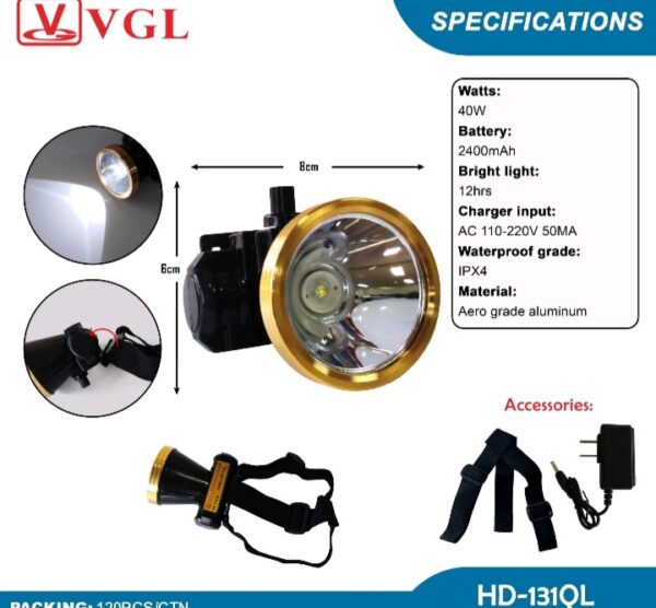 Headlamp vgl damer hd-131qL