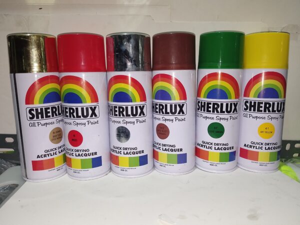 SHERLUX SPRAY PAINT
