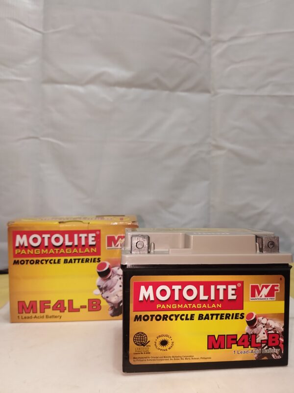 MOTOLITE BATTERY MAINTENACE FREE