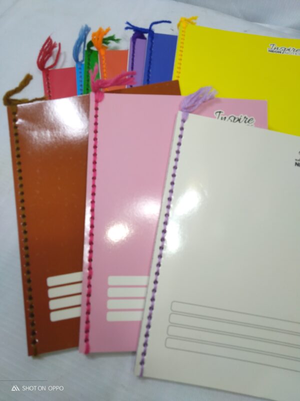 INSPIRE NEON UNIVERSITY NOTEBOOK YARN 148x200MM 80LVS