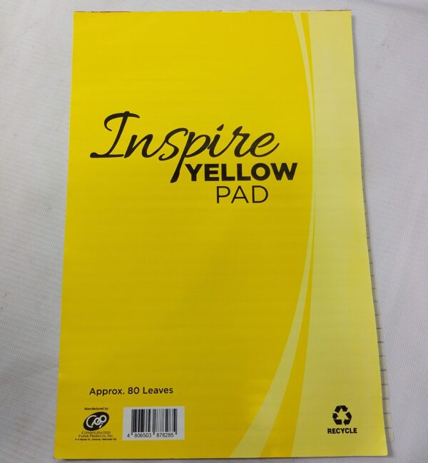 INSPIRE YELLOW PAD 80LVS