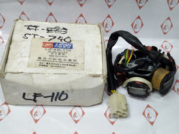 LIFAN 110 STATOR ASSY 6COILS 5WIRES LF-110
