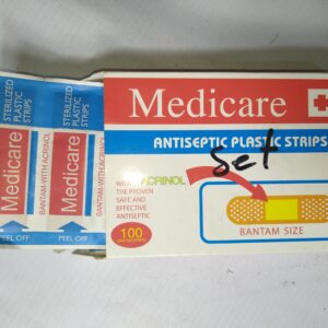 Medicare antiseptic plastic strips bantam bond-aid by box