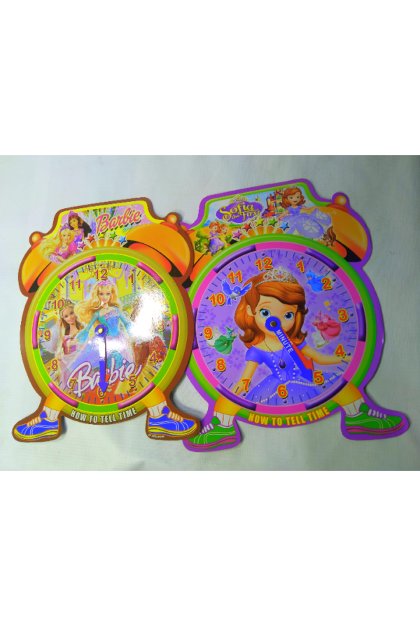 PAPER CLOCK ASSORTED DESIGN