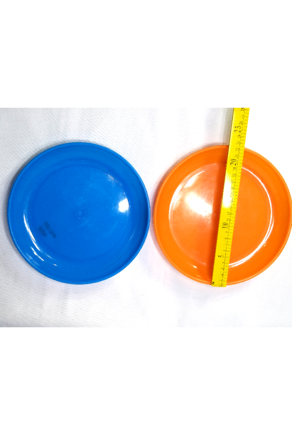 PLATE MELAMINE 23CM 556 BLUE,ORANGEP