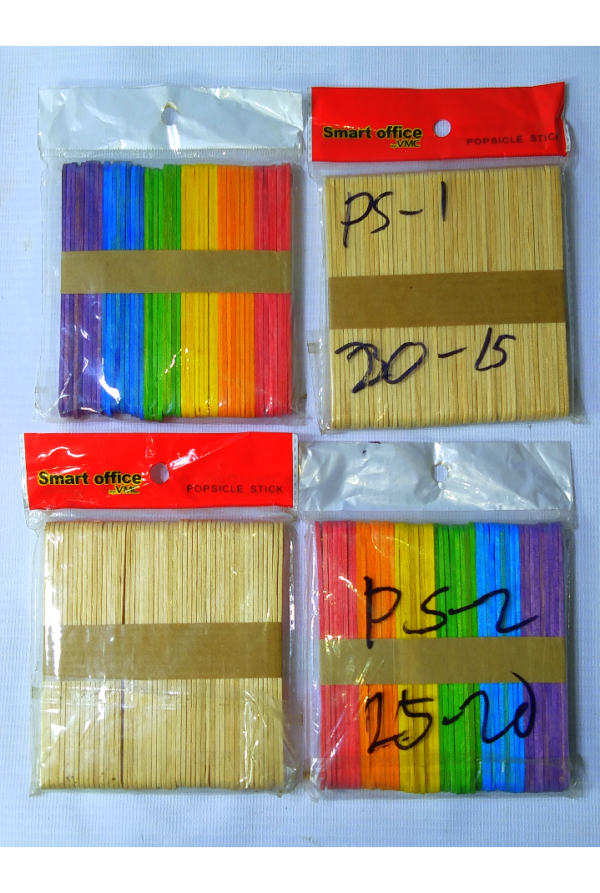 POPSICLE STICK PLAIN AND COLORED