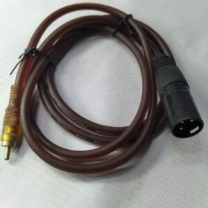 H-DUTY CORD XLR MALE PLUG TO 1RCA