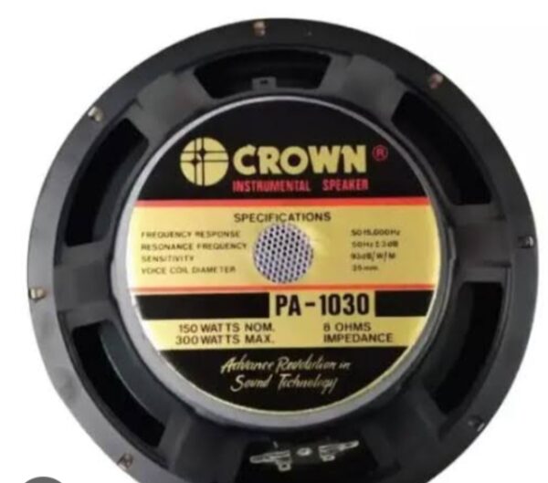 SPEAKER CROWN INSTRUMENTAL 10'' 300W