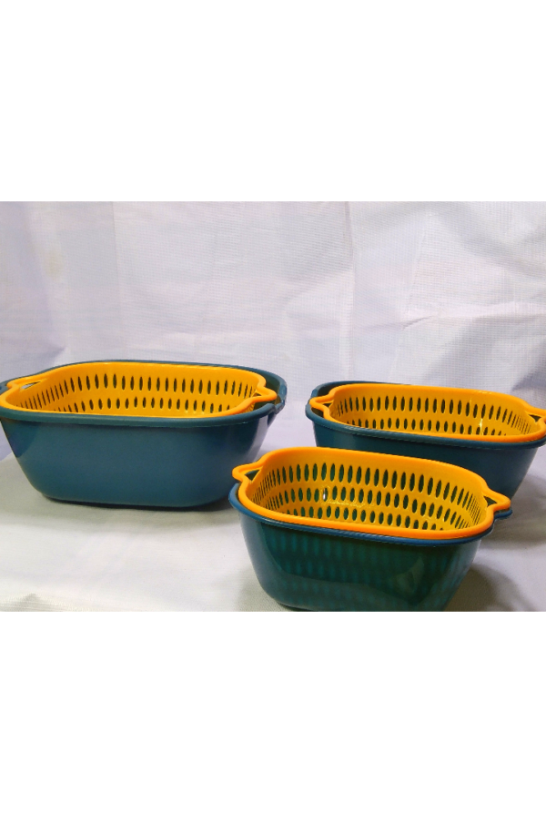 STRAINER PLASTIC SET 3N1 3PCS TSS3N1