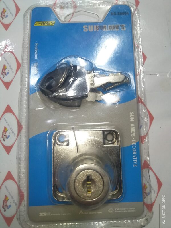 SUNAMES DECORATIVE GLASS LOCK NO-S0604