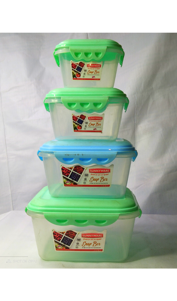 FOOD KEEPER SUNNY WARE SNAPBOX ASSORTED SIZE
