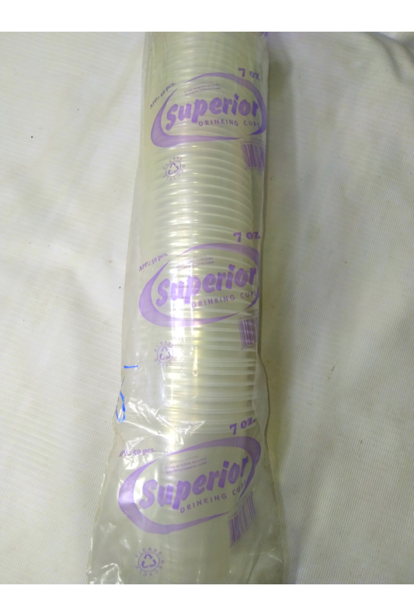 SUPERIOR DISPOSABLE CUP 7OZ 50PCS