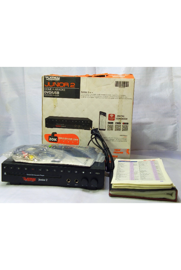 THE PLATINUM KARAOKE JUNIOR 2 DVD USB KARAOKE PLAYER KS-10