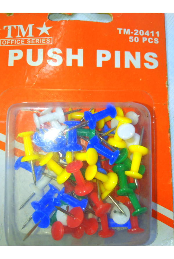 TM PUSH PINS 50PCS TM-20411