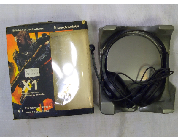 X1 DURABLE HEADPHONES FOR GAME MOBILE MICROPHONE DESIGN X1