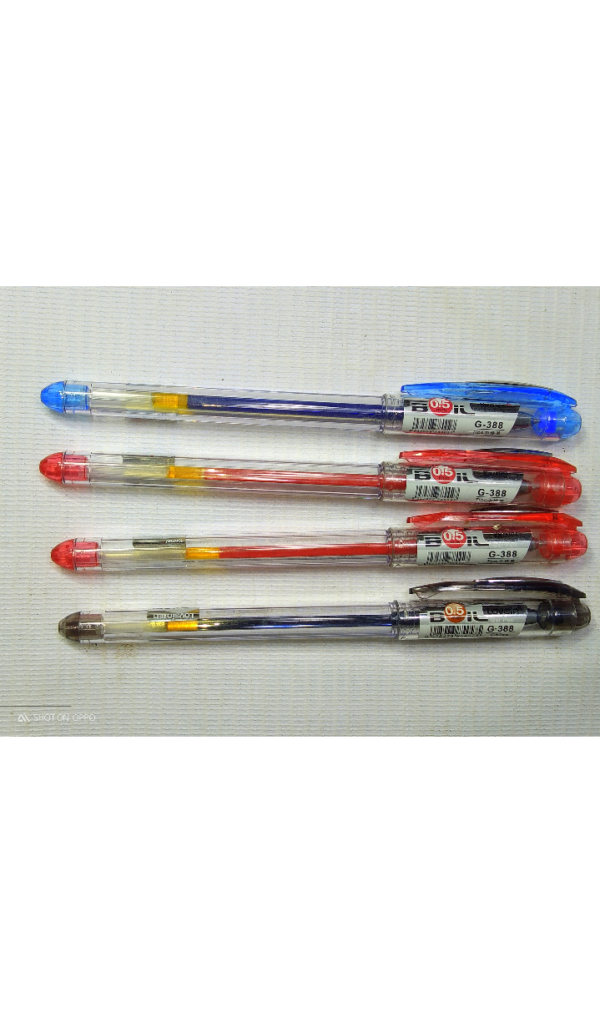 YOUMEI GEL PEN 0.5MM RED,BLUE,BLACK