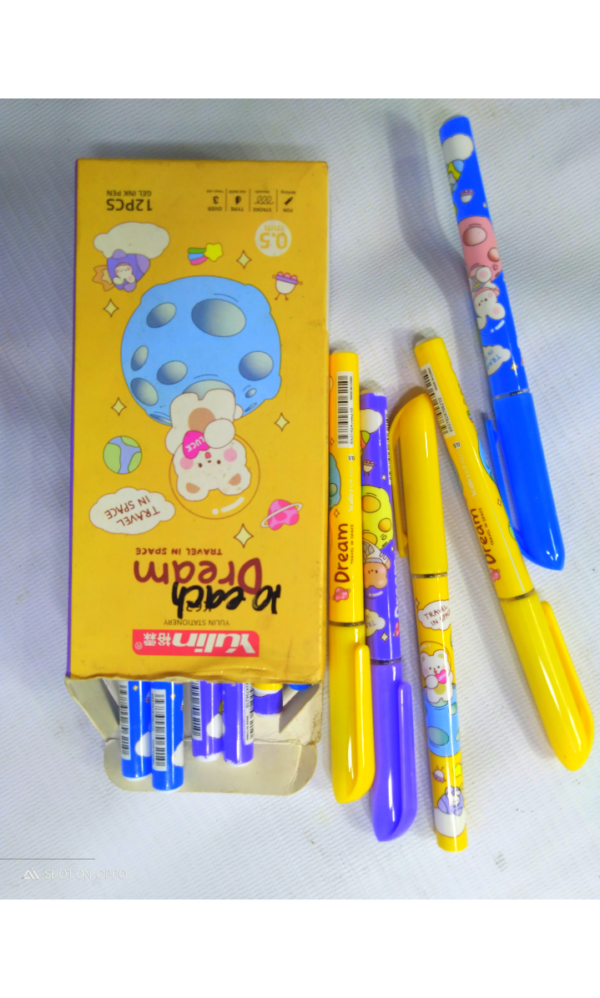 BALLPEN YULIN GEL INK PEN 0.5MM BLACK K621