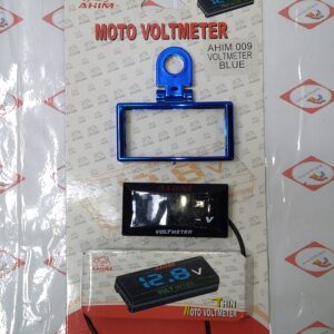 AHIM MOTO VOLTMETER BLUE