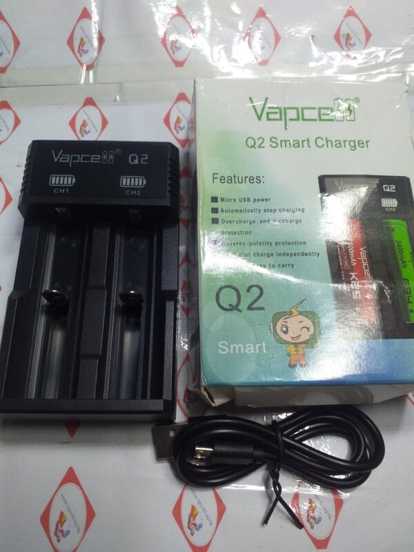 Q2 BATTERY CHARGER FOR 18650 3.7V VAPCE