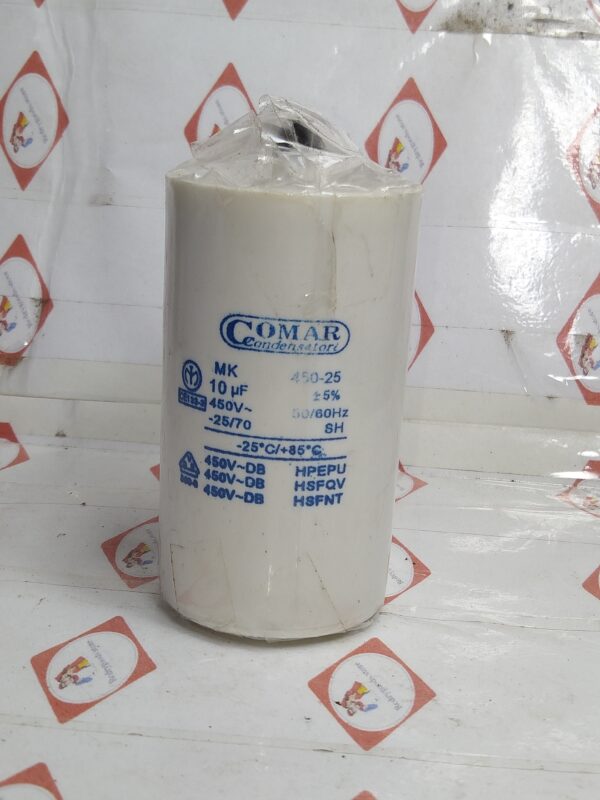 COMAR STARTING CAPACITOR 10UF-450V