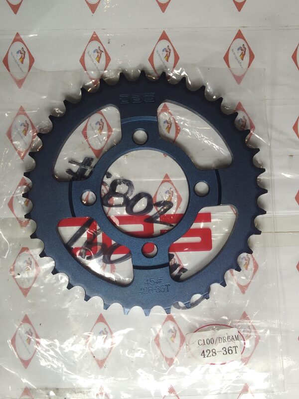 DBS SPROCKET REAR C100/DREAM 428 36T