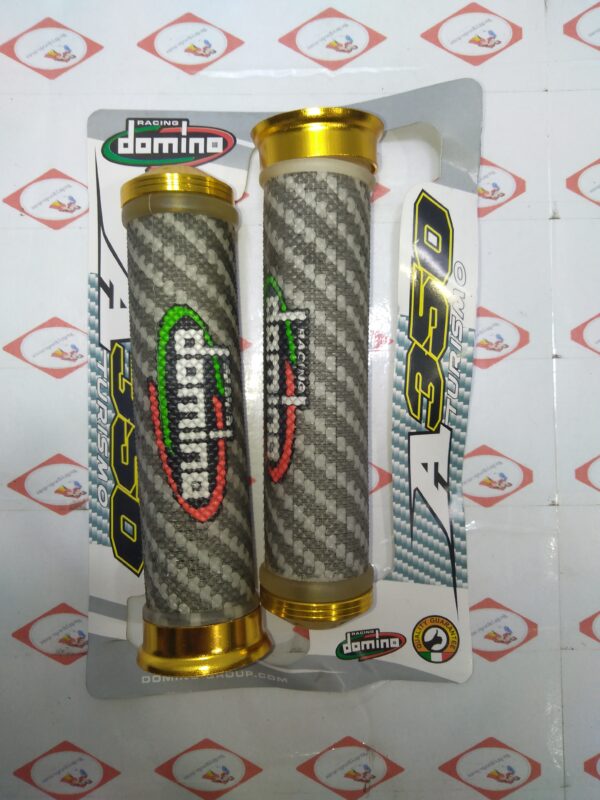 DOMINO HANDLE GRIP GRAY WITH GOLD
