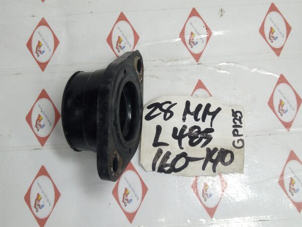 CARBURETOR RUBBER MANIFOLD GP125 28MM - Image 2