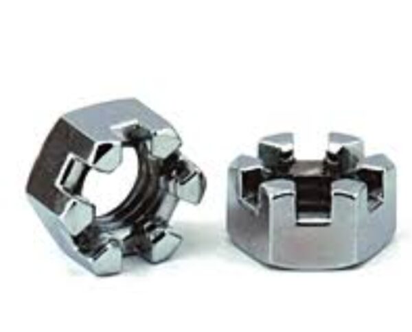 M10 M12 MS BH Slotted Round Lock Hexagon Head Hex Slotted Castle Crown Nut