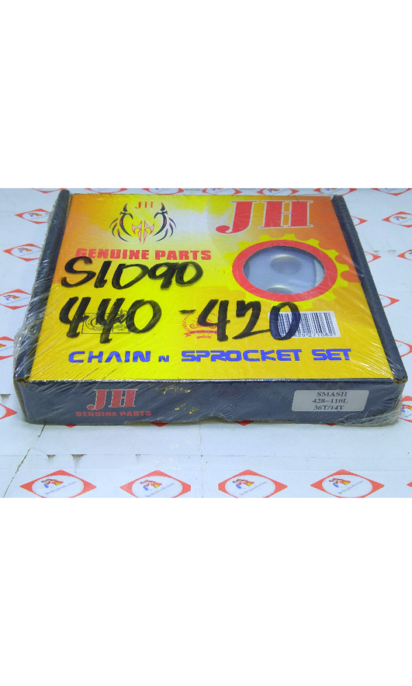 JH CHAIN SPROCKET SET SMASH 128H-110L 14T-36T