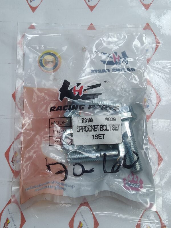KHC SPROCKET BOLT SET RS100