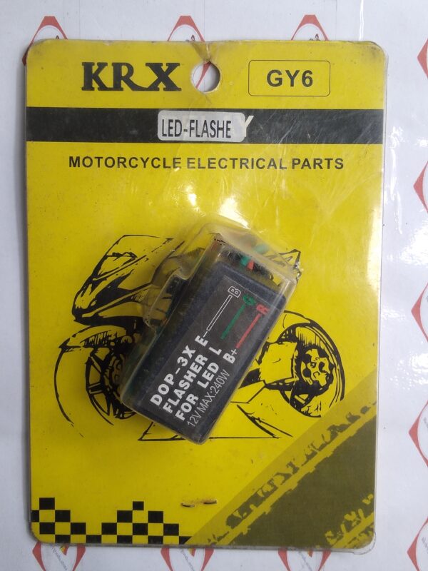 KRX LED FLASHER RELAY GY6