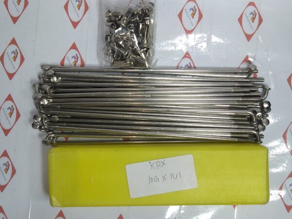 KRX SPOKE 10GX161 STAINLESS SET