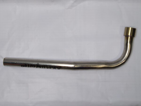 MUFFLER PIPE ONLY SHORT STAINLESS XRM110/W110/W100
