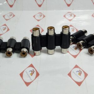 3RCA TO 3RCA JACK COUPLER