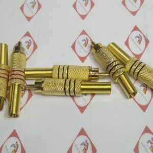 RCA JACK GOLD METAL