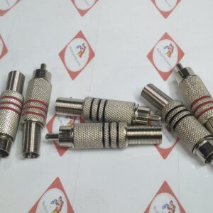 RCA PLUG MONO SILVER