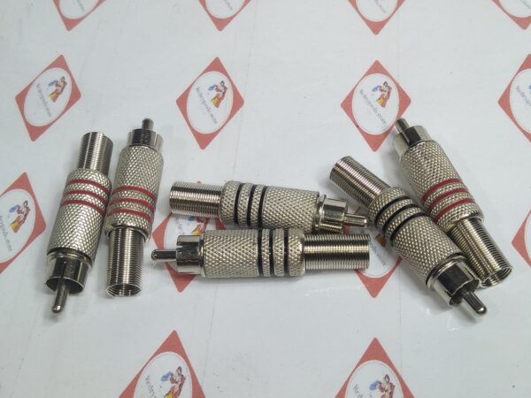 RCA PLUG MONO SILVER