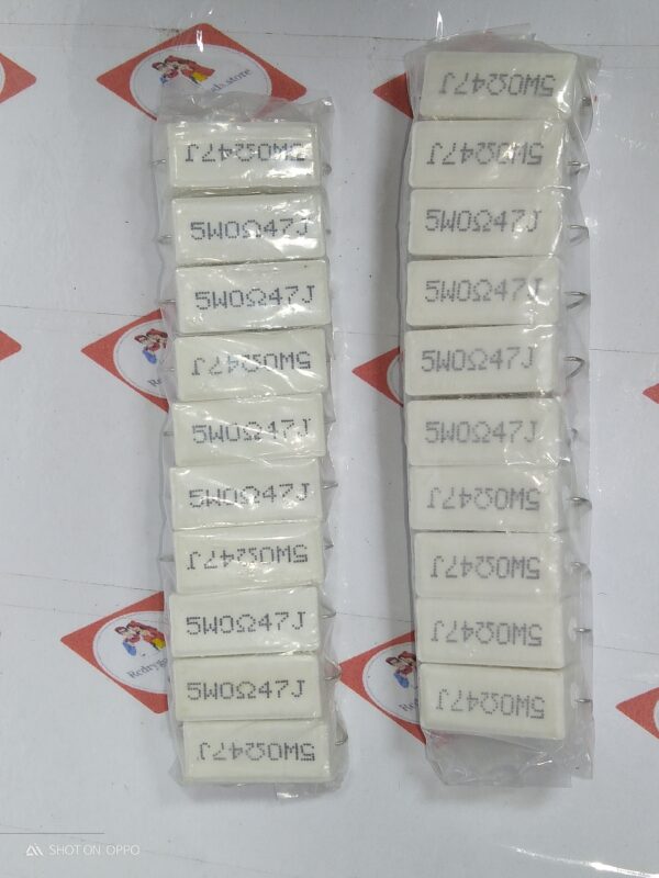 RESISTOR 5W 47OHMS