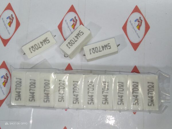 RESISTOR 5W 470OHMS